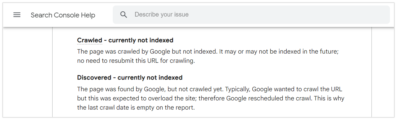 Problemy z indeksowaniem w Google Search Console